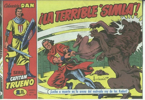 El Capitan Trueno facsimil El Periodico numero 006: La terrible Simla