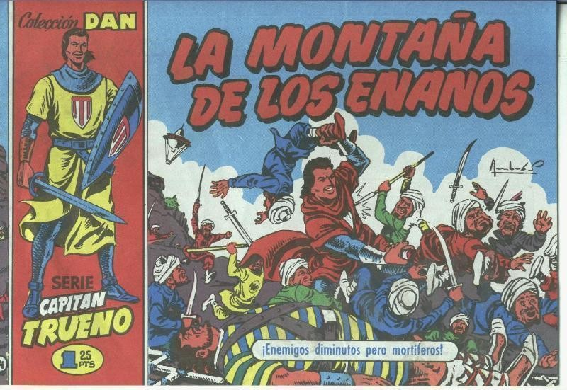El Capitan Trueno facsimil El Periodico numero 014: La montaña de los enanos