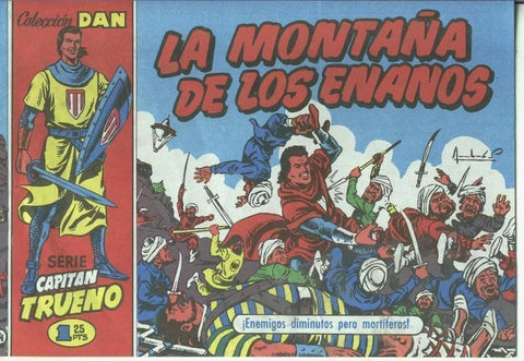 El Capitan Trueno facsimil El Periodico numero 014: La montaña de los enanos
