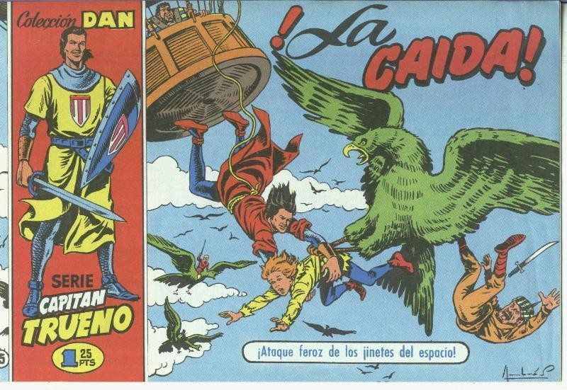 El Capitan Trueno facsimil El Periodico numero 015: La caida