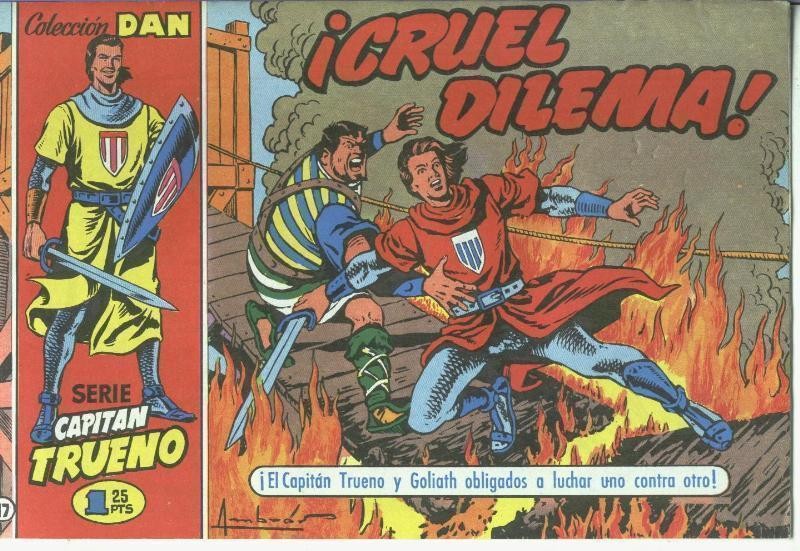 El Capitan Trueno facsimil El Periodico numero 017: Cruel dilema