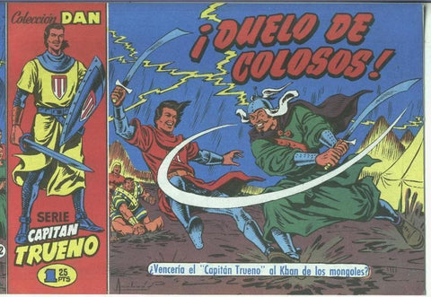 El Capitan Trueno facsimil El Periodico numero 022: Duelo de colosos