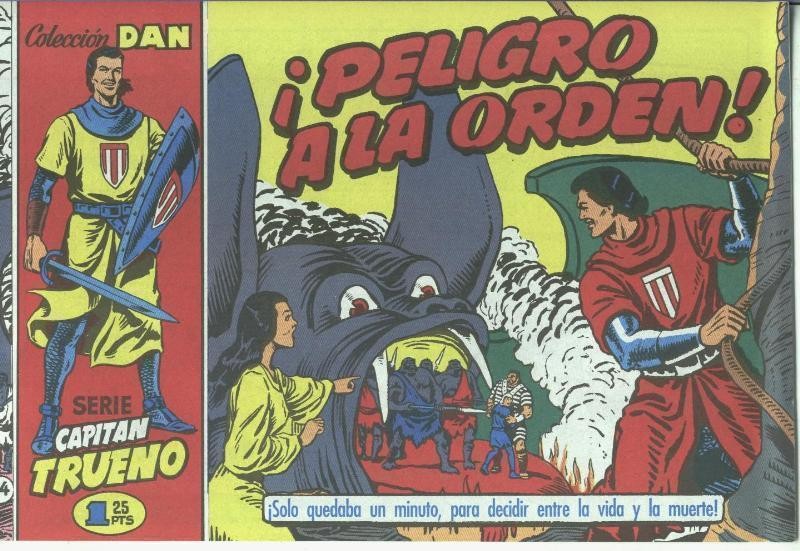El Capitan Trueno facsimil El Periodico numero 024: Peligro a la orden