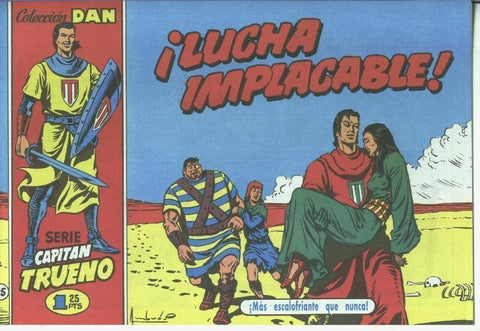 El Capitan Trueno facsimil El Periodico numero 025: Lucha implacable