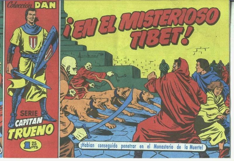El Capitan Trueno facsimil El Periodico numero 026: En el misterioso Tibet