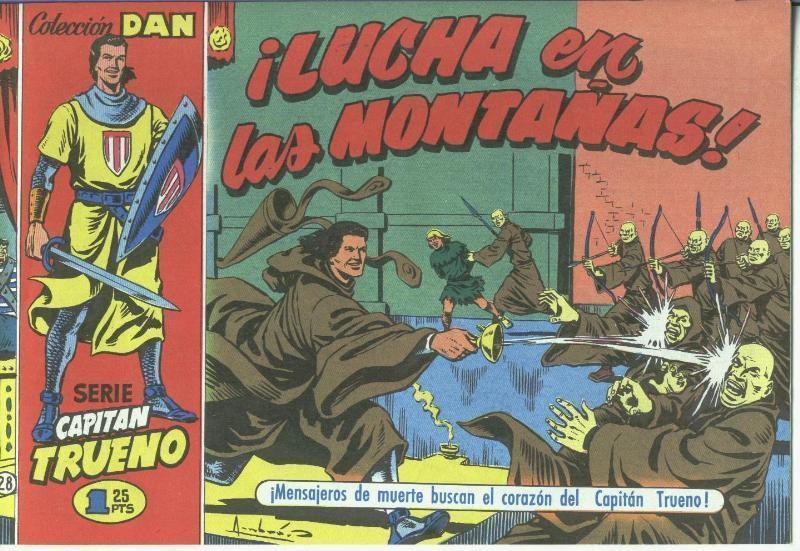 El Capitan Trueno facsimil El Periodico numero 028: Lucha en las montañas