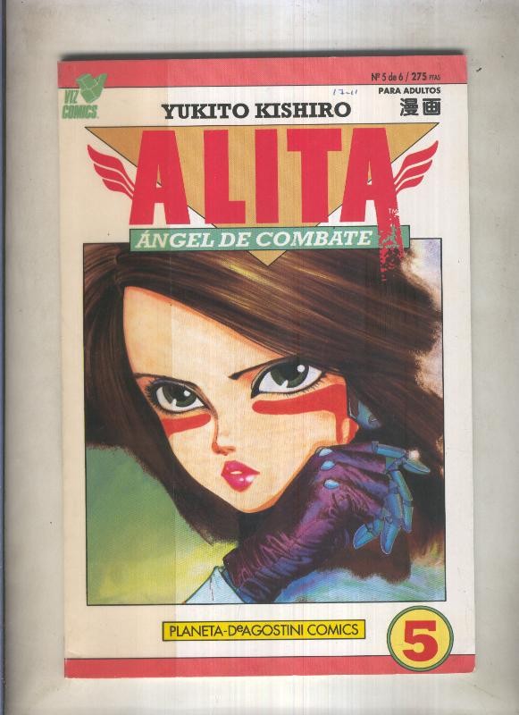 Alita volumen 1 numero 05 (numerado 1 en interior cubierta)