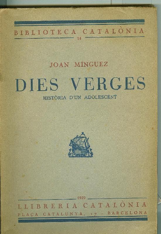 Dies Verges, historia d,un adolescent