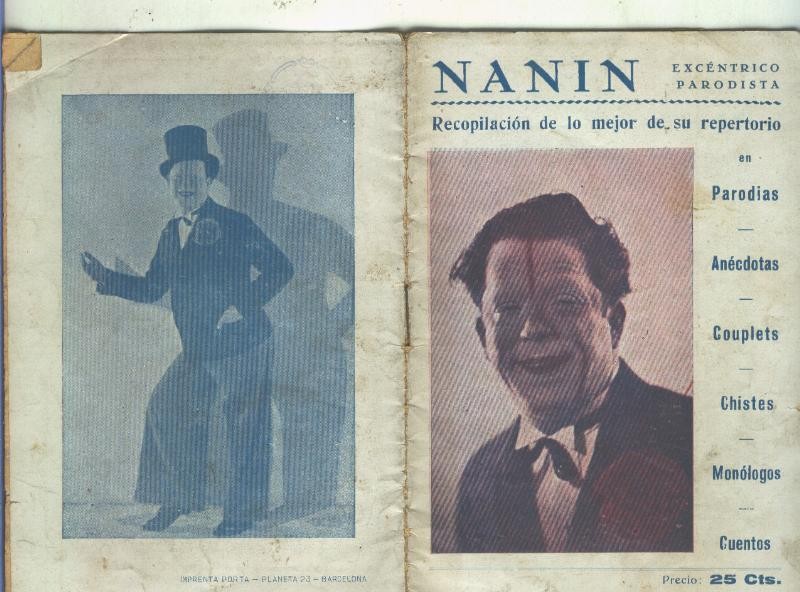 Nanin excentrico parodista, recopilacion de lo mejor de su repertorio