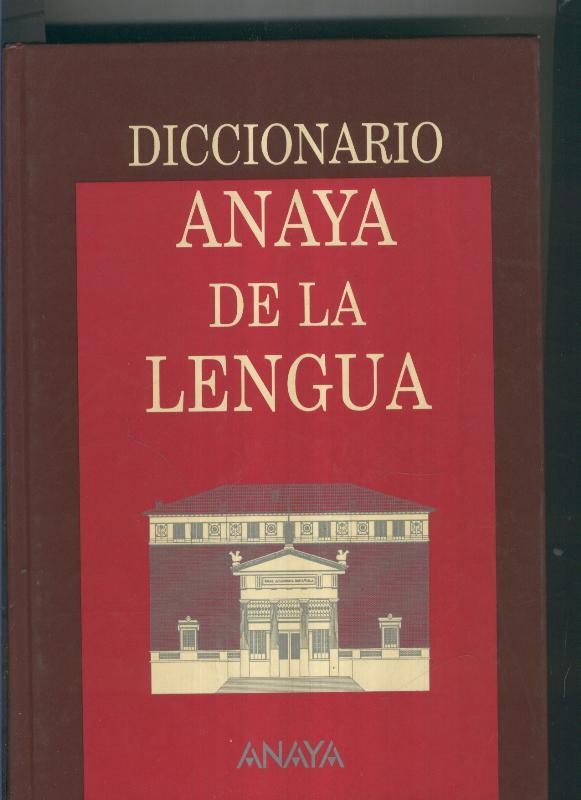 Diccionario Anaya de la lengua