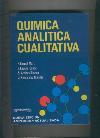 Quimica analitica cualitativa