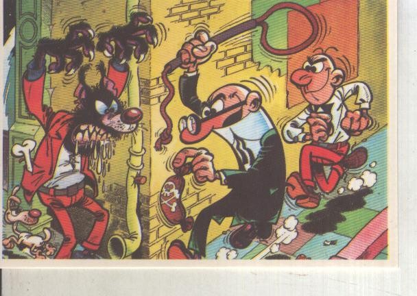Tarjeta propaganda de Mortadelo y Filemon