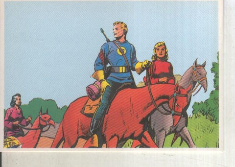 Tarjeta propaganda de Flash Gordon