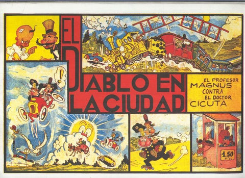 Facsimil El Profesor Magnus contra Dr.Cicuta : El diablo en la ciudad