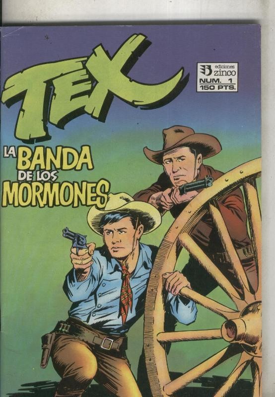 Tex segunda serie numero 01: La banda de los mormones