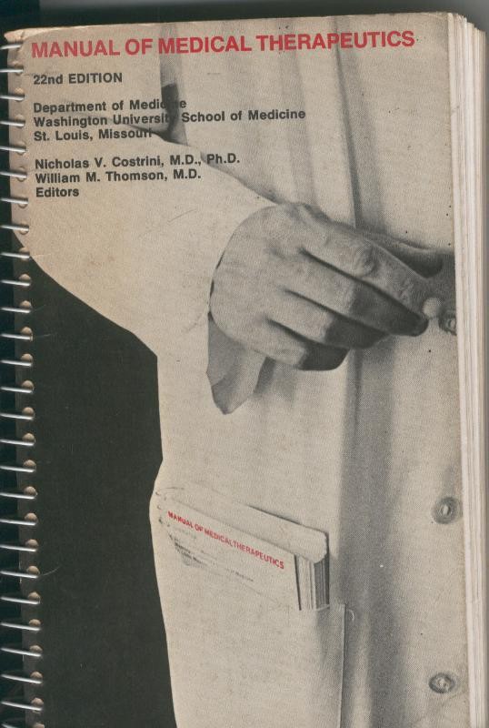 Manual of medical therapeutics