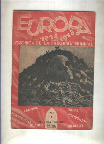 Europa 1914-1918 cronica de la tragedia mundial: fasciculo numero 1