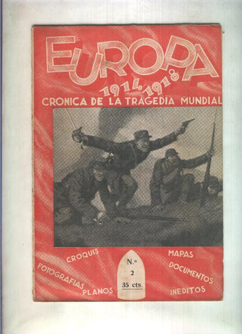 Europa 1914-1918 cronica de la tragedia mundial: fasciculo numero 2