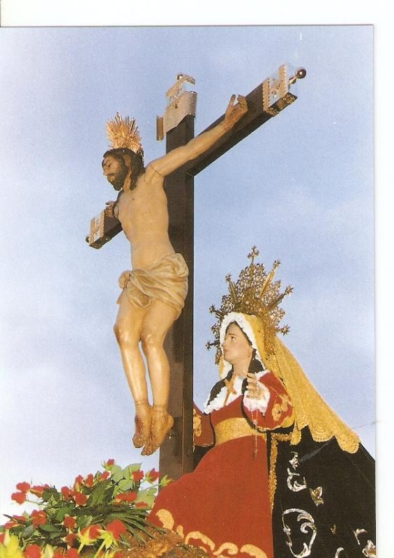 Postal 026887 : Stmo. Cristo de la Sangre y Ntra. Sra. De los Dolores  