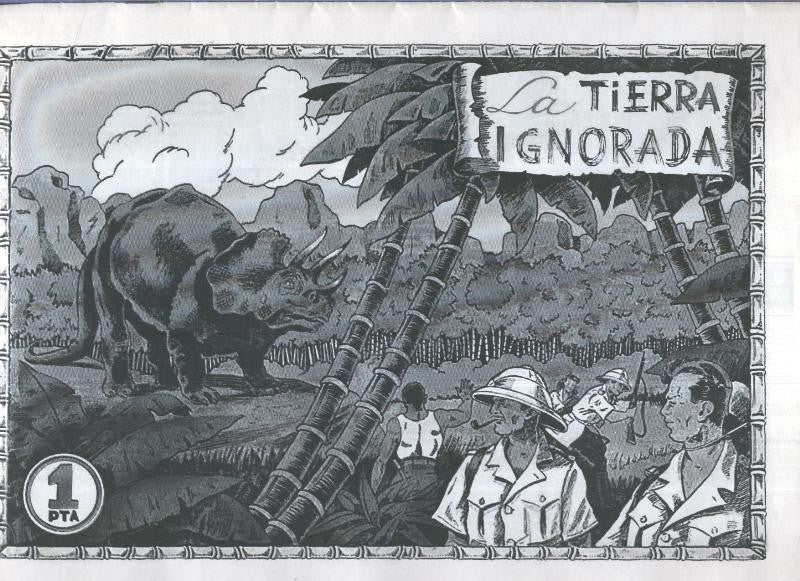 La tierra ignorada (ejemplar muestra de imprenta en blanco/negro)