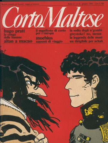 Corto Maltese anno 2 numero 06, junio 1984