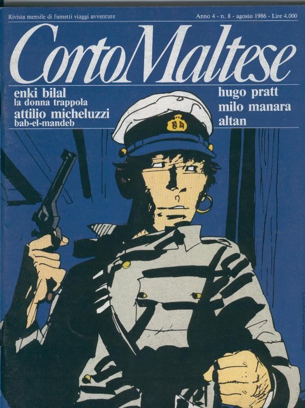Corto Maltese anno 4 numero 08, agosto 1986