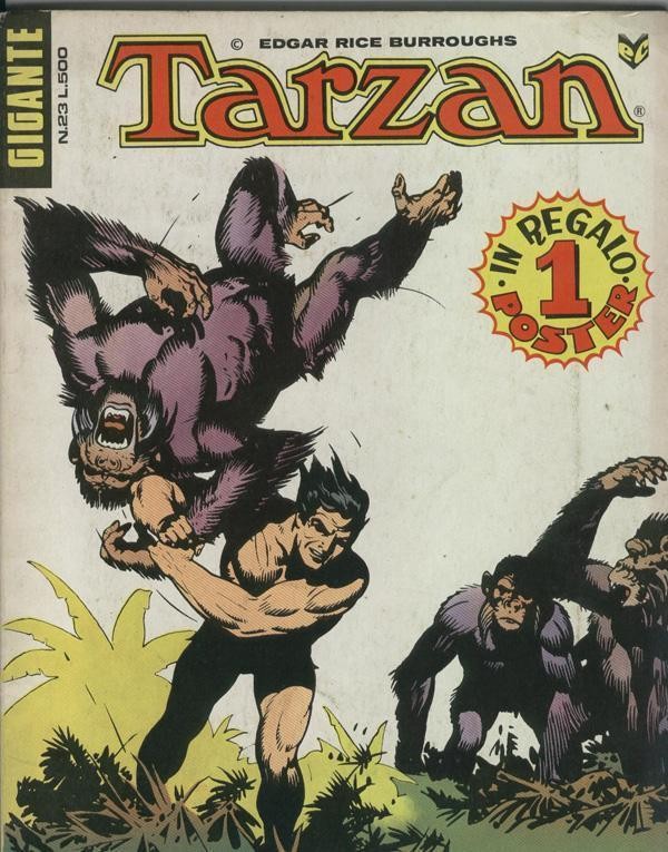 Tarzan gigante numero 23 (no conserva el poster)