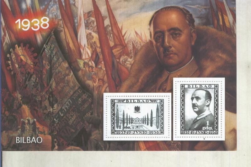 La Guerra Civil Española en sellos de correos: Juego 2 sellos 1938: Bilbao