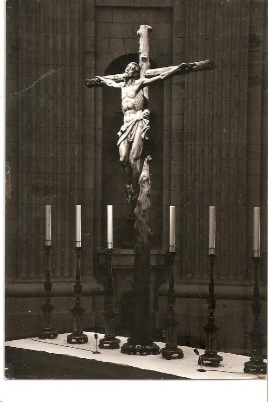 Postal 025977 : Cripta-Basilica. Altar Mayor. Monumento Nacional del  