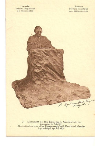 Postal 026377 : Louvaon Institud Superieur de Philosophie.  