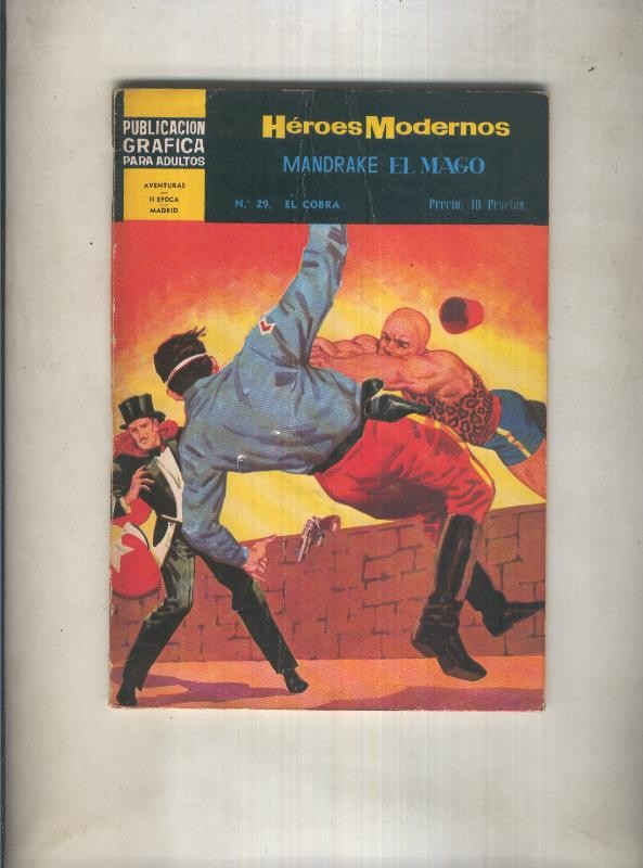 Heroes Modernos numero 29: Mandrake el mago: El cobra
