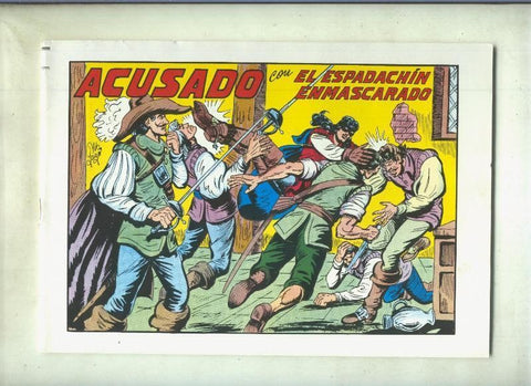 El Espadachin Enmascarado tres en uno numero 42: Acusado