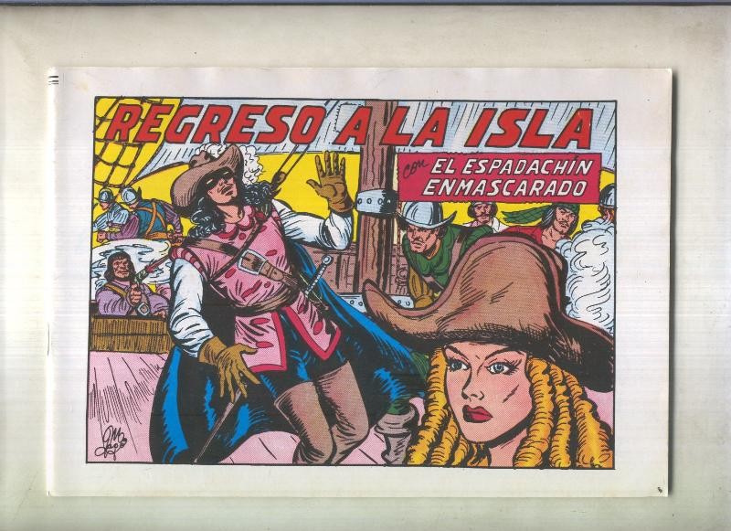 El Espadachin Enmascarado tres en uno numero 55: Regreso a la isla