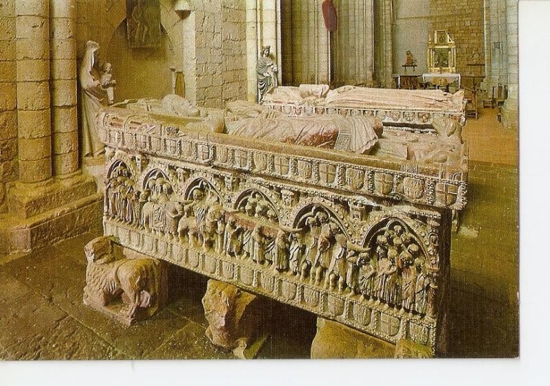 Postal 029481 : Villalcazar de Sirga (Palencia) Sepulcros policormados del Infante Felipe y  