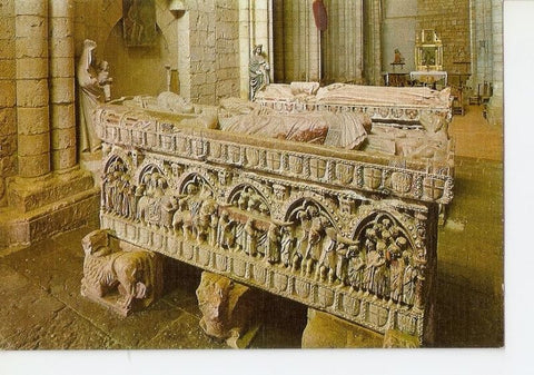 Postal 029481 : Villalcazar de Sirga (Palencia) Sepulcros policormados del Infante Felipe y  