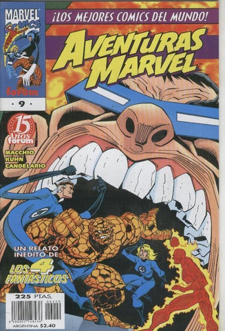 Planeta: Aventuras Marvel numero 09: Los 4 Fantasticos