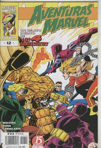 Aventuras Marvel numero 12: Los 4 Fantasticos