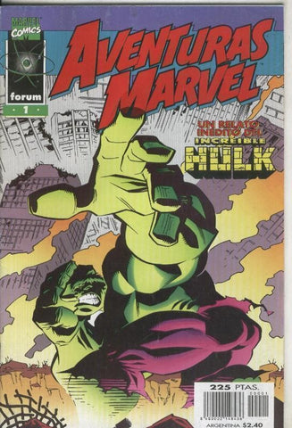 Aventuras Marvel numero 01: Hulk (un relato inedito)