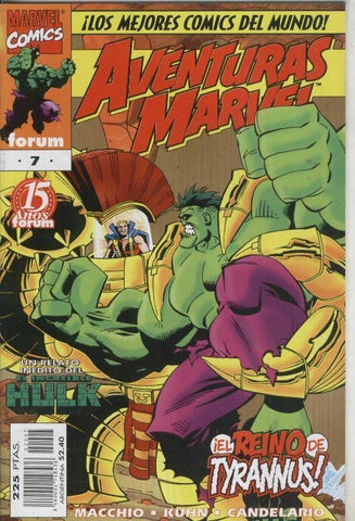 Aventuras Marvel numero 07: Hulk (un relato inedito)