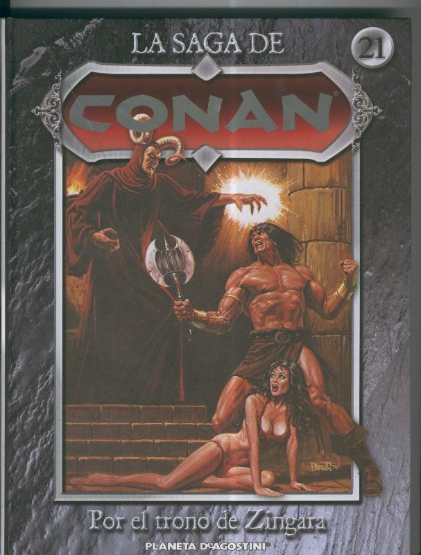 La saga de Conan volumen 21: Por el trono de Zingara