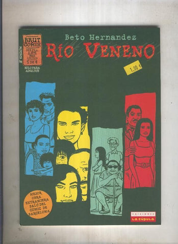 Brut Comic: Rio veneno numero 1 (reto etiqueta en cubierta)