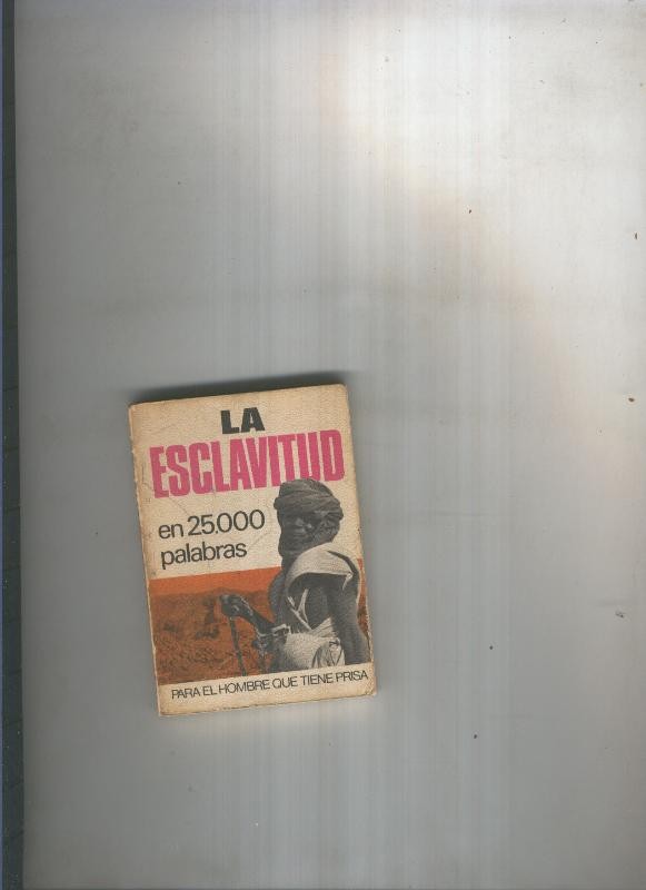 La esclavitud en 25.000 palabras