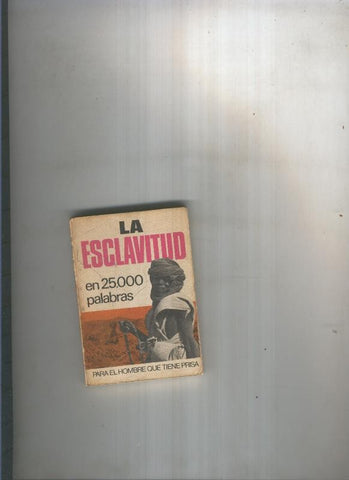 La esclavitud en 25.000 palabras