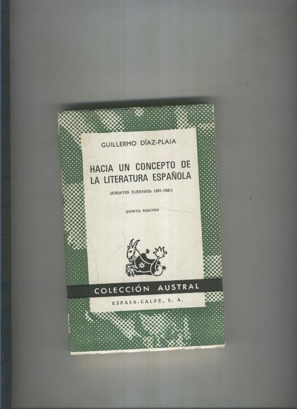 Hacia un concepto de Literatura Española