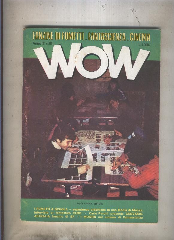 Fanzine: Wow anno 3 numero 19