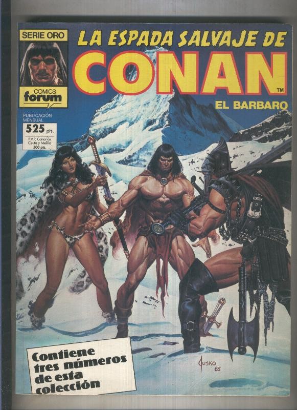 La Espada Salvaje de Conan primera edicion retapado numero 059 al 061