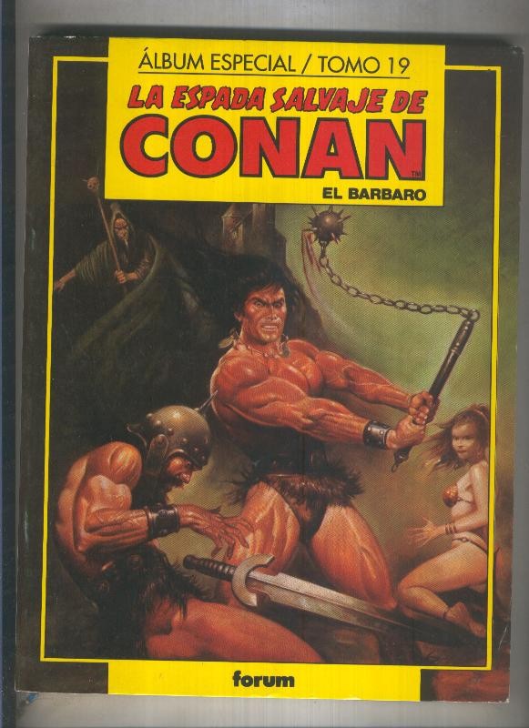 La Espada Salvaje de Conan primera edicion retapado numero 099 al 100