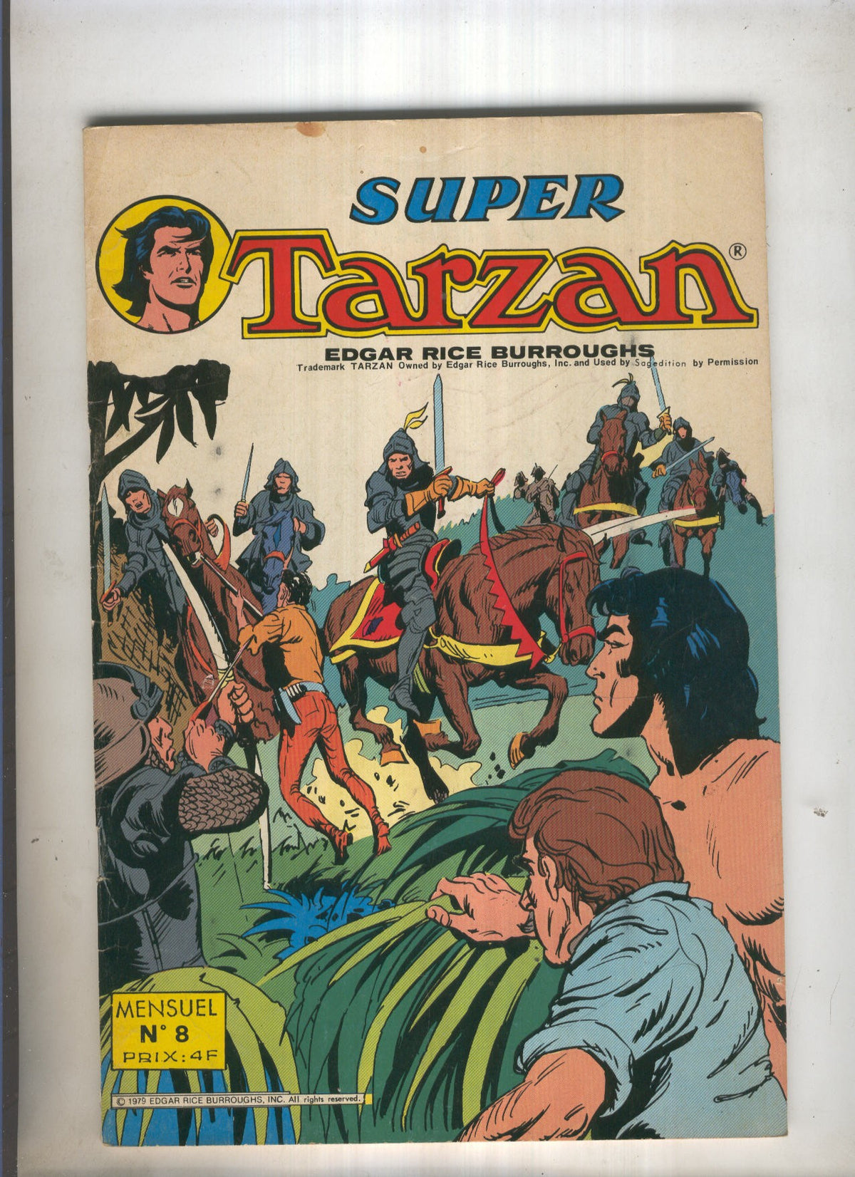 Super Tarzan numero 08: La menace blanche