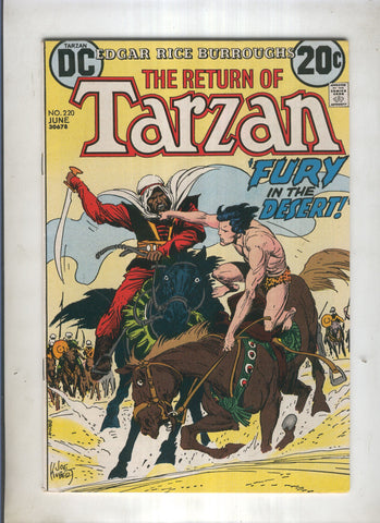 THE RETURN OF TARZAN DC Numero 220: Fury in the desert