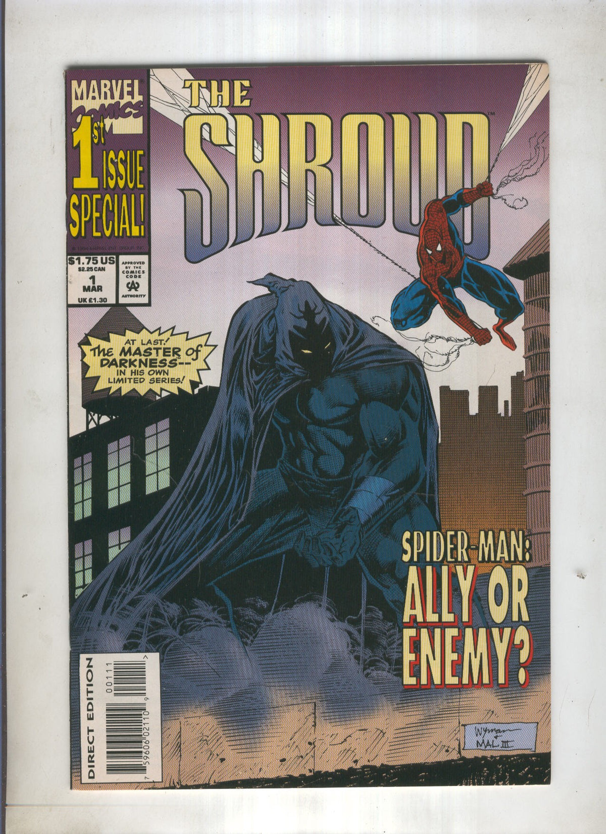 THE SHROUD Numero 01: Spiderman ally or enemy?